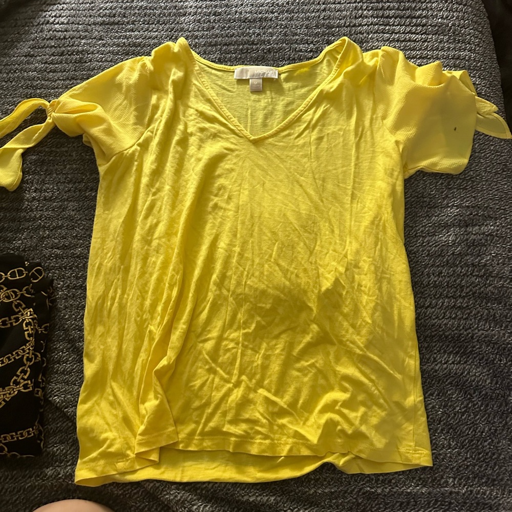 Michael Kors Sunny Yellow Blouse